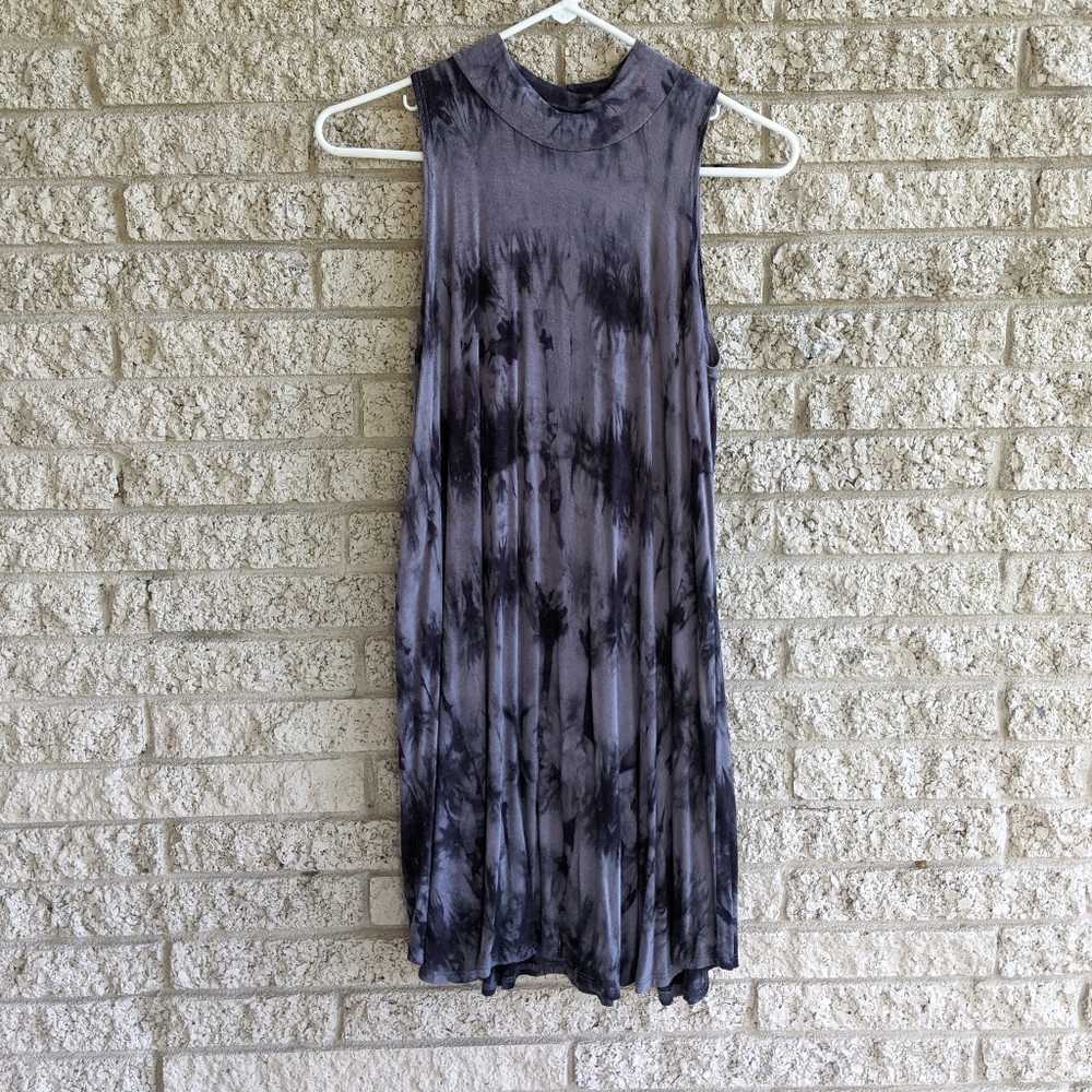 Ginger G: Gray and Black Swing Dress